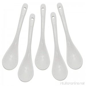 Ceramics Coffee Spoons Mini Dessert Spoons Tasting Spoons for Chefs 4.8 Inch - B07DRMSY4R